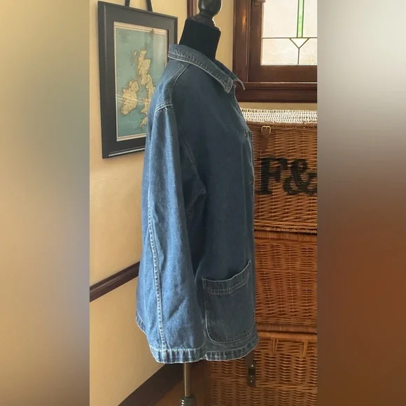 Liz Claiborne Denim Barn Coat - Picture 6 of 11